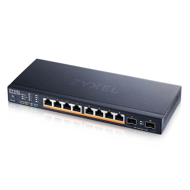NSWSSO0352_800 Zyxel XMG1915-10EP Switch PoE 8x2.5GbE 2xSFP+ - Imagen 1