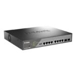 D-Link DSS-200G-10MP Switch 8xGbE PoE 2xSFP LR - Imagen 2