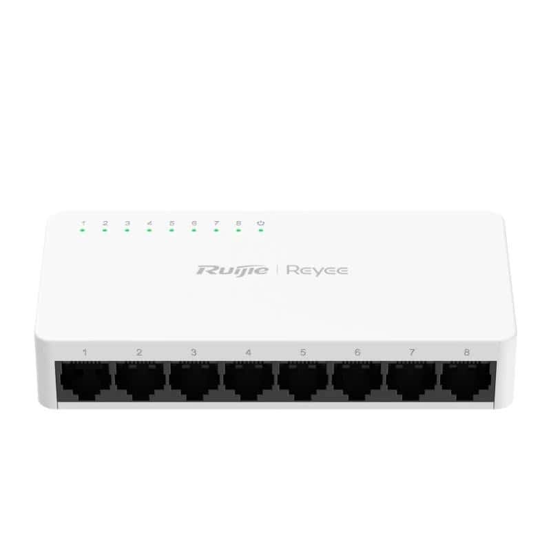 NSWSSO0368_800 Reyee RG-ES08G-L Switch 8xGb RJ45 Plastic - Imagen 1