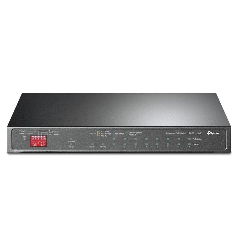 NSWSSO0375_800 TP-Link TL-SG1210MP Switch 8xGb PoE+ 2xGb 1xSFP - Imagen 1