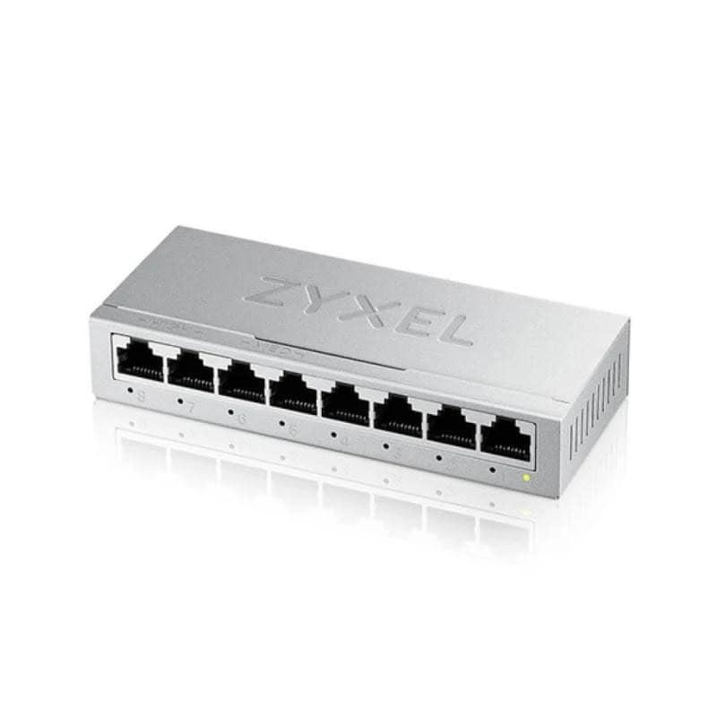 NSWSSO0382_800 ZyXEL GS-108BV5 Switch 8xGbE Mini Desktop - Imagen 1
