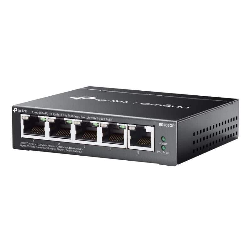 NSWSSO0383_800 TP-Link ES205GP Switch 4xGb PoE+ 1xGb 65W Desktop - Imagen 1