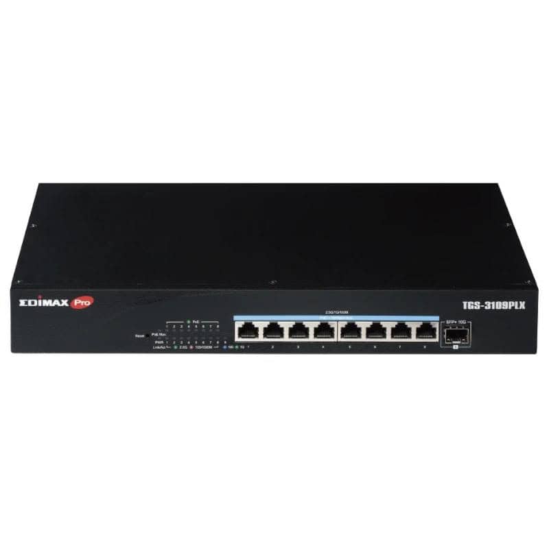NSWSSO0389_800 Edimax TGS-3109PLX Smart Switch 8x2.5G PoE++ 1x10G - Imagen 1