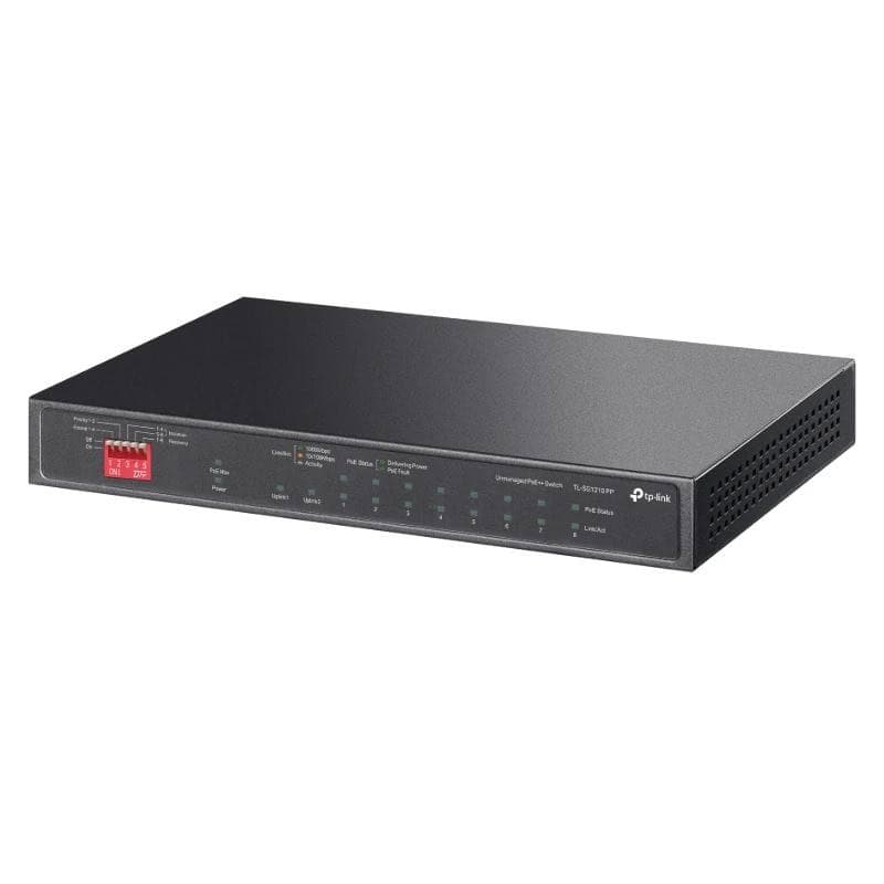 NSWSSO0390_800 TP-Link TL-SG1210PP Switch 6xG PoE+ 2xG PoE++ 2xG - Imagen 1