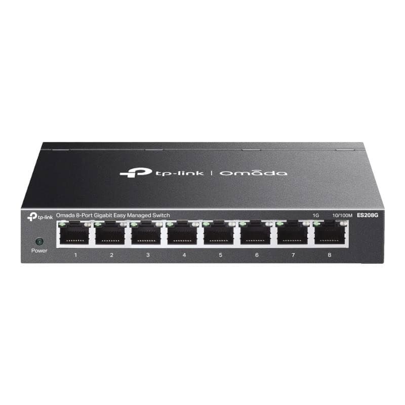NSWSSO0395_800 TP-Link ES208G Switch 8xGbE Acero Desktop - Imagen 1