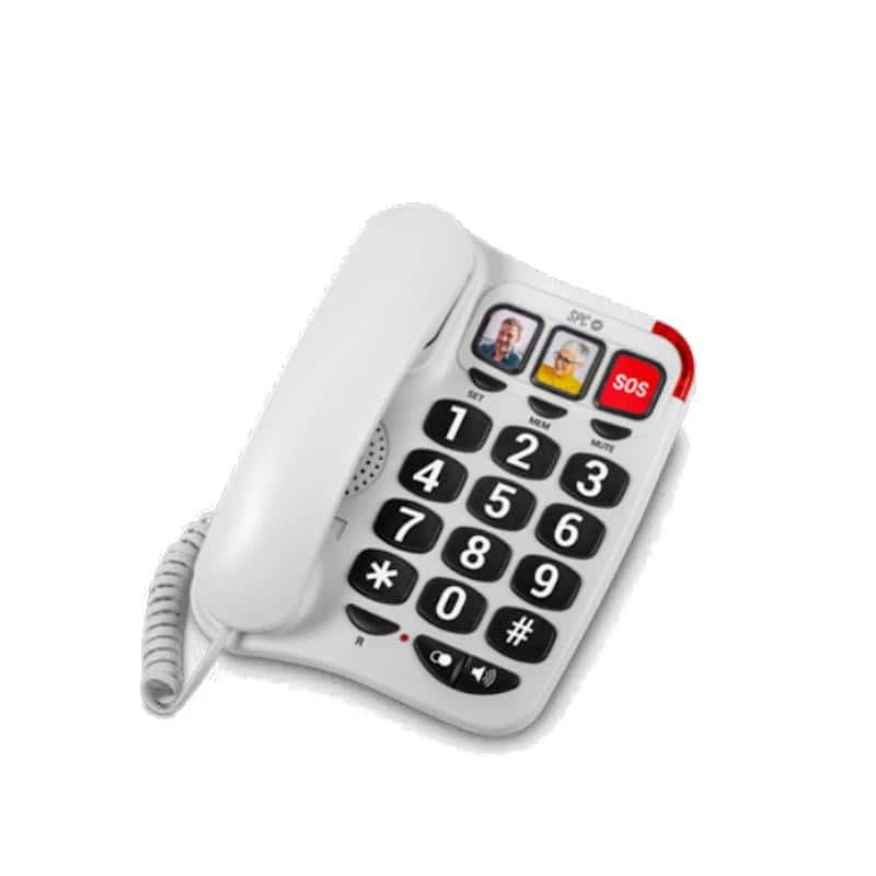 NTETFI0046_800 SPC 3295B Telefono CONFORT NUMBERS 2 Blanco - Imagen 1