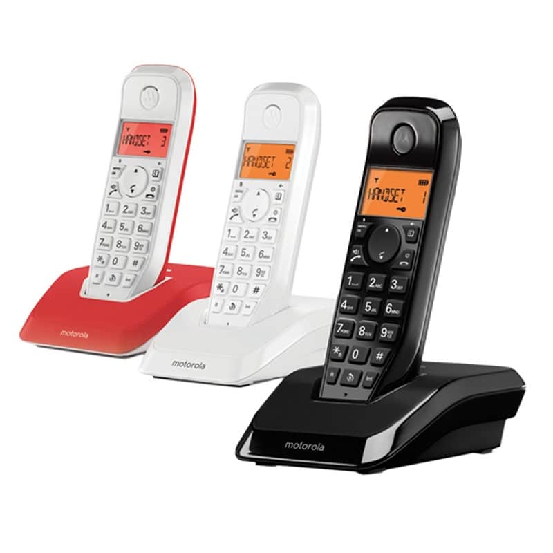 NTETIN0120_800 MOTOROLA S1203 Telefono DECT TRIO Colores - Imagen 1