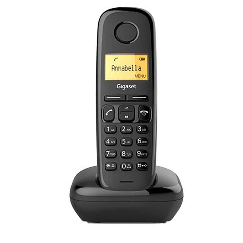 NTETIN0142_800 Gigaset A170 Inalámbrico DECT Duo Negro - Imagen 1