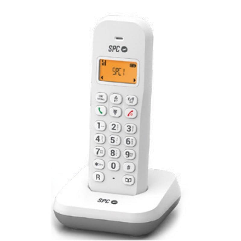 NTETIN0165_800 SPC 7310BS Telefono Inalámbrico ART Blanco - Imagen 1
