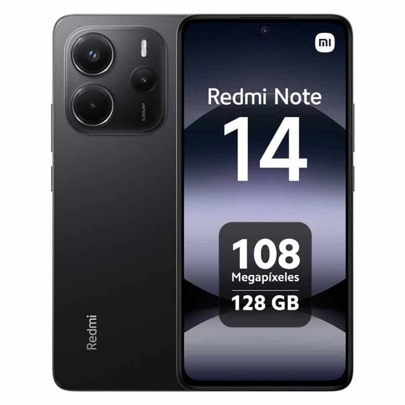NTETMO2620_800 XIAOMI Redmi Note 14 6,67" 256GB 8GB Black - Imagen 1