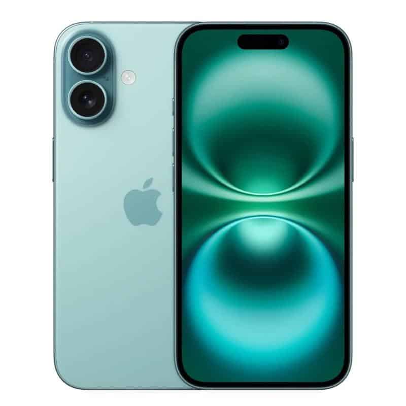 NTETMO2716_800 Apple iPhone 16 5G 6,1" 256 GB teal - Imagen 1