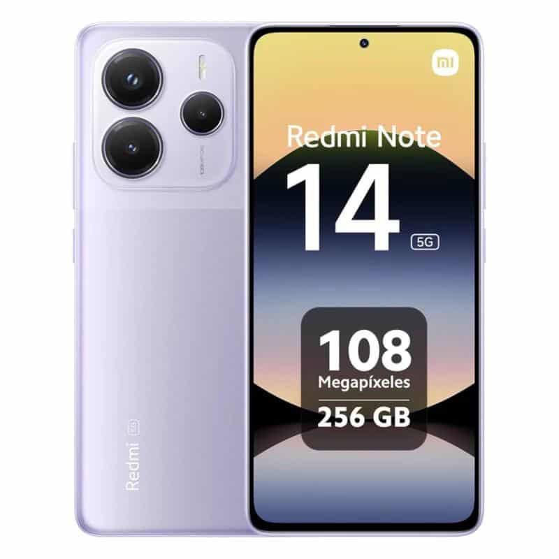 NTETMO2750_800 XIAOMI Redmi Note 14 5G 6,67" 256GB 8GB Purple - Imagen 1