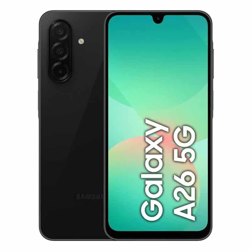 NTETMO2778_800 Samsung Galaxy A26 5G 6.7" FHD+ 128GB 6GB Black - Imagen 1