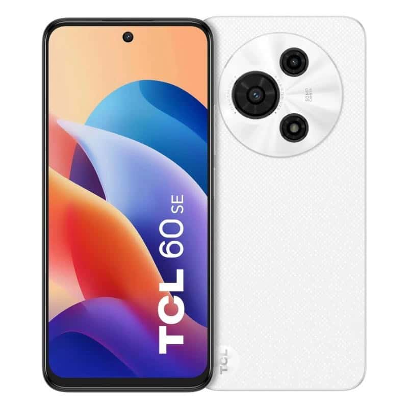 NTETMO2839_800 TCL 60 SE 6.67" HD+ 8GB(+10GB) 512GB Pure White - Imagen 1