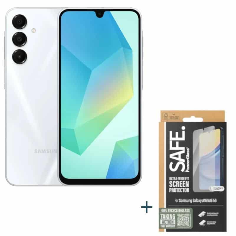 NTETMO3173_800 Samsung Galaxy A16 128GB 4GB Gray+ protector SAFE - Imagen 1