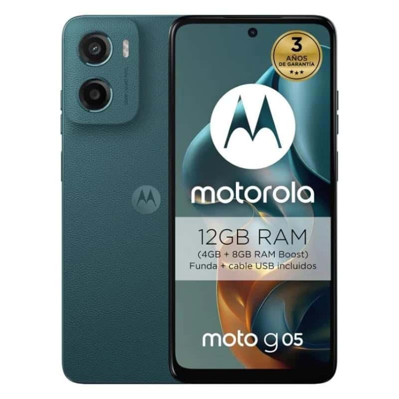 NTETMO3251_800 Motorola Moto G05 6.67" 4GB 128GB Atlantic Deep - Imagen 1