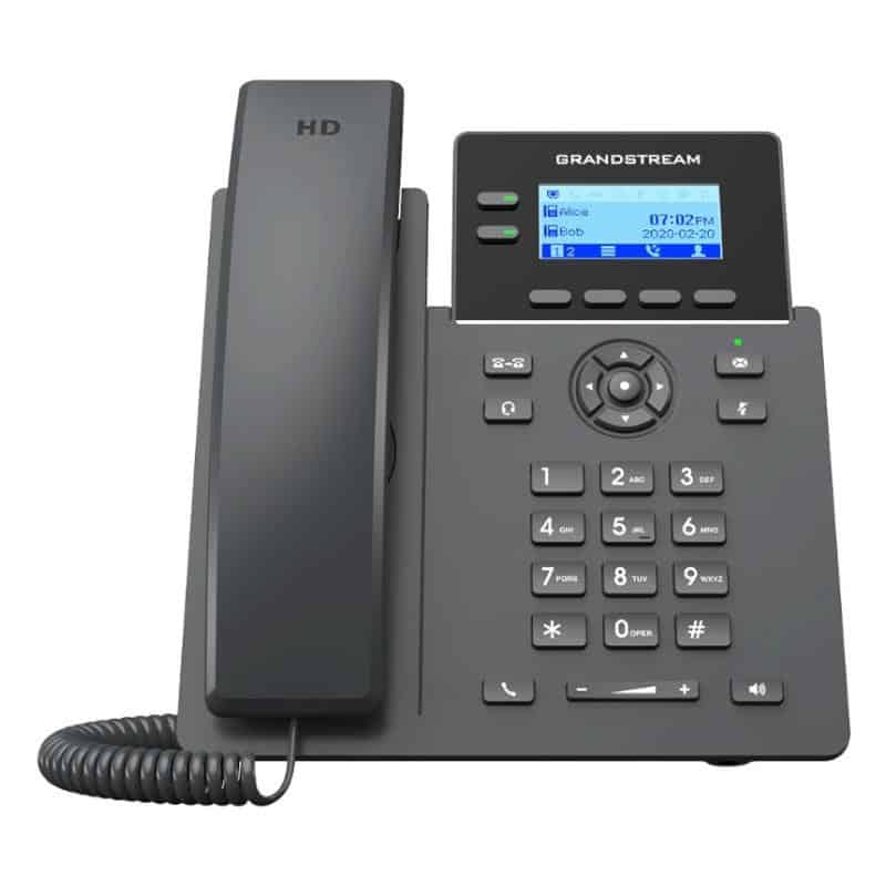NTITLI0181_800 GrandStream Telf IP GRP2602G PoE 2xGb ZTP 2 líneas - Imagen 1