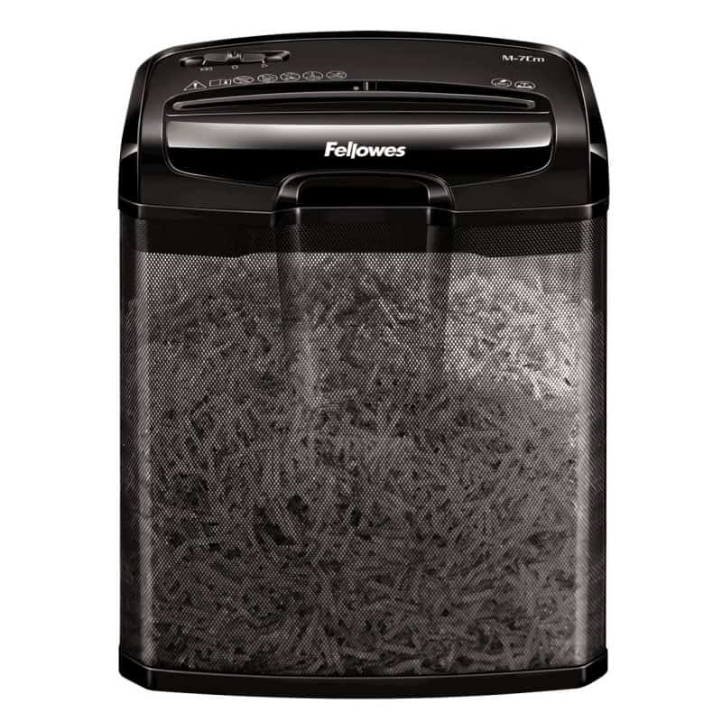 OMQDES0039_800 Fellowes Destructora M-7CM corte partículas 4x35mm - Imagen 1