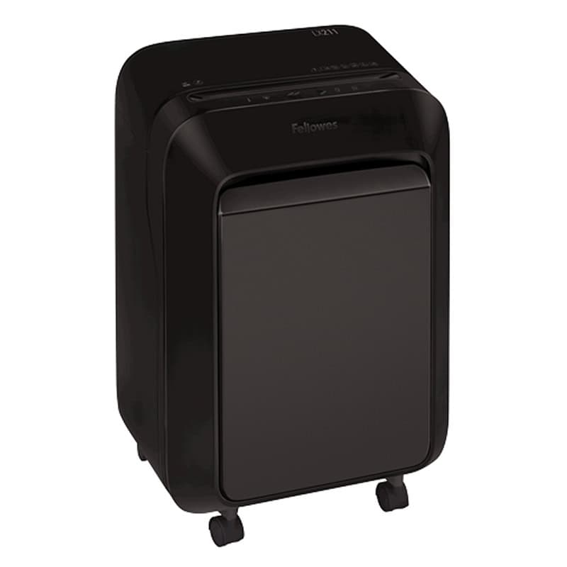 OMQDES0046_800 Fellowes Destructora LX211 Negra microcort 2x12mm - Imagen 1