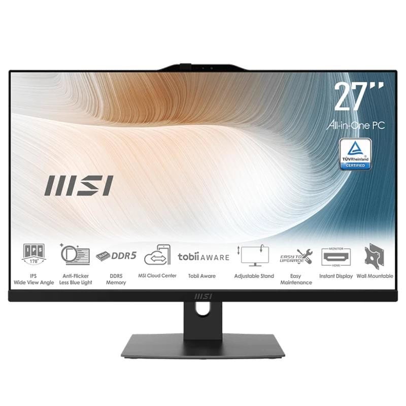 PPCAIO0736_800 MSI AM272P-1096ES C7-150U 16GB 500 W11H 27" Negro - Imagen 1