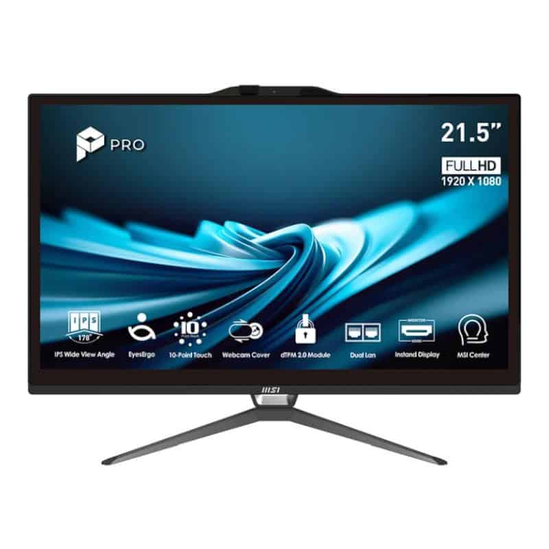 PPCAIO0741_800 MSI Pro AP222T-449ES i5-14400 8 256 W11P 22" tac.N - Imagen 1
