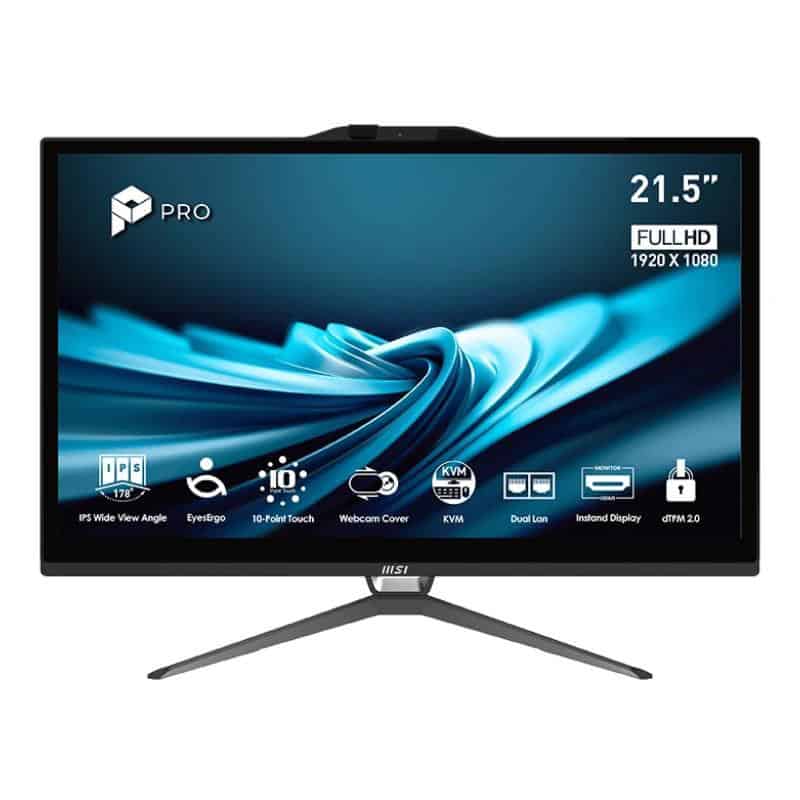 PPCAIO0775_800 MSI Pro AP222T-608E i5-14400 16 512 W11P 22" tac.N - Imagen 1