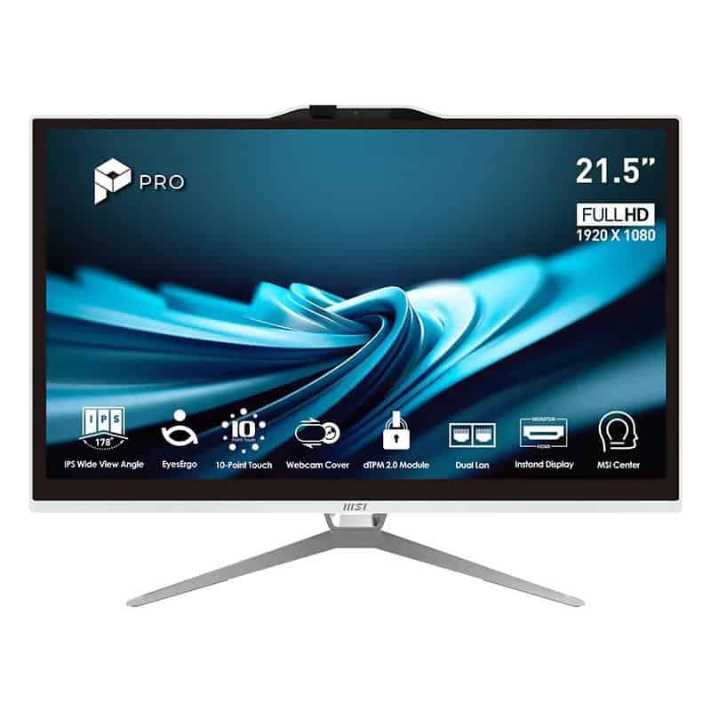 PPCAIO0788_800 MSI AM272P-652EU i5-14400 16 512G DOS 21.5" Blanco - Imagen 1