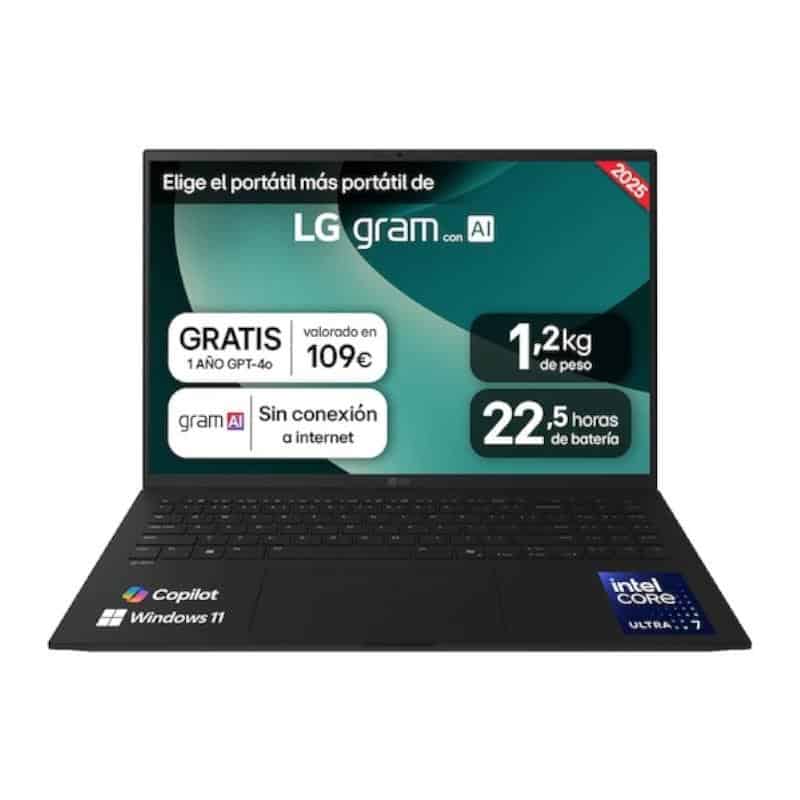 PPOPOR7479_800 LG 16ZD90T-G.AX88B Ultra7-255H 32GB DOS 1TB 16" - Imagen 1