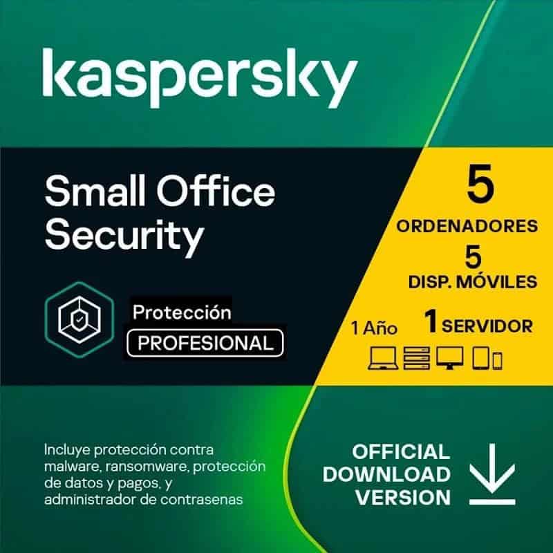 WSSVEM0093_800 Kaspersky Small Office Security v7 5+1 ES ESD - Imagen 1