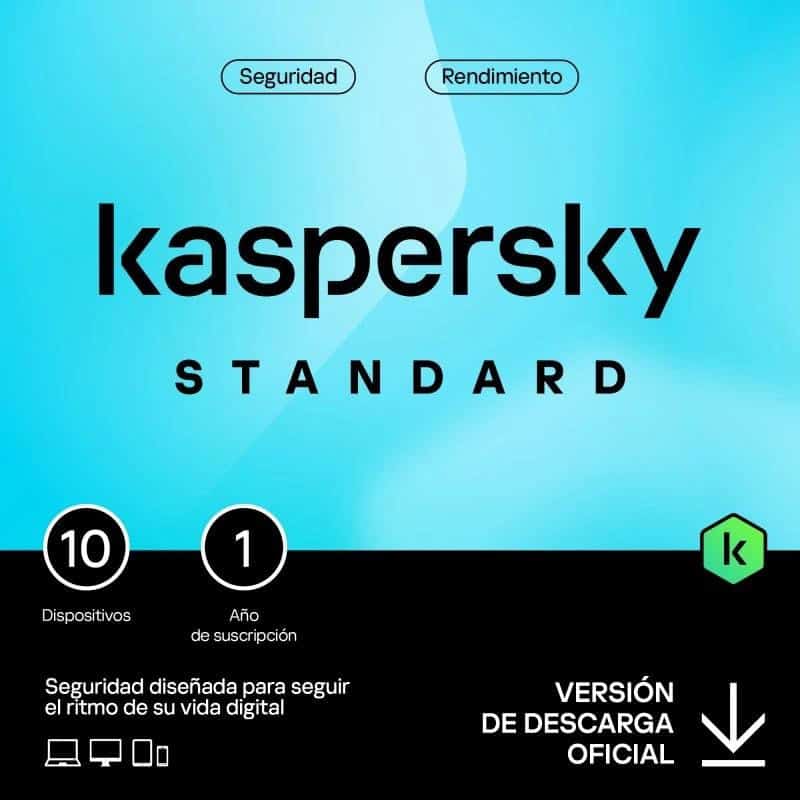 WSSVHO0530_800 Kaspersky Standard 10L/1A ESD - Imagen 1