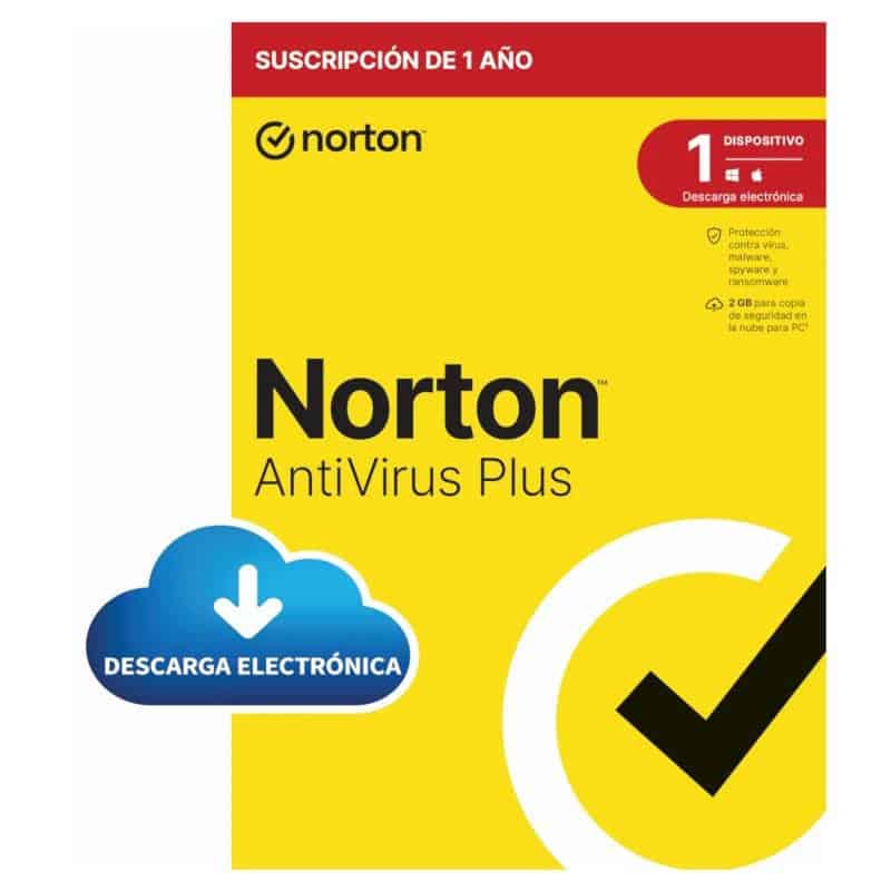 WSSVHO0552_800 NORTON ANTIVIRUS PLUS 2GB ES 1L/1A ESD - Imagen 1