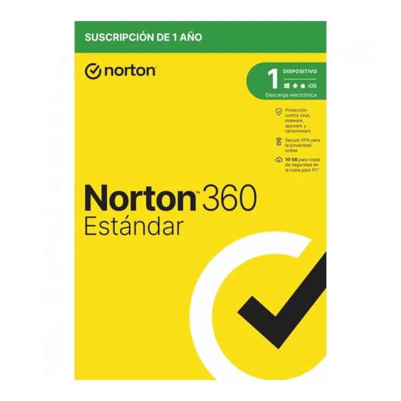 WSSVHO0553_800 NORTON 360 STANDARD 10GB ES 1L/1A ESD - Imagen 1