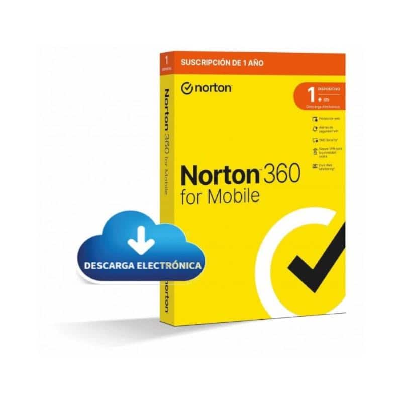 WSSVHO0557_800 NORTON 360 MOBILE ES 1L/1A ESD - Imagen 1