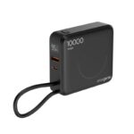 Gembird Powerbank inalámbrico 10000 mAh Negro