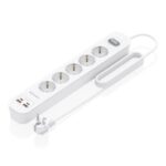 Aisens Regleta 5 tomas interruptor PD 2xUSBC 2xUSB