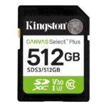 Kingston SDS3 microSDXC 512GB Gen3 150MB/s A1