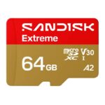 Sandisk microSDXC Extreme 64Gb uSD 170/80MBs +Adap