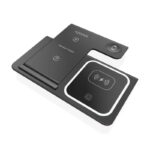 AISENS Cargador inalambrico USB-C 3 EN1 15w NEGRO - Imagen 2