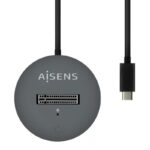 Aisens USB-C Dock M.2 Sata/Nvme-Usb3.1 Gen2 Gris - Imagen 3